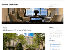 Tablet Screenshot of encoreofmclean.org